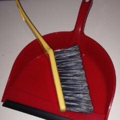 Handbroom and dustpan