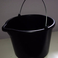 Black bucket 12L